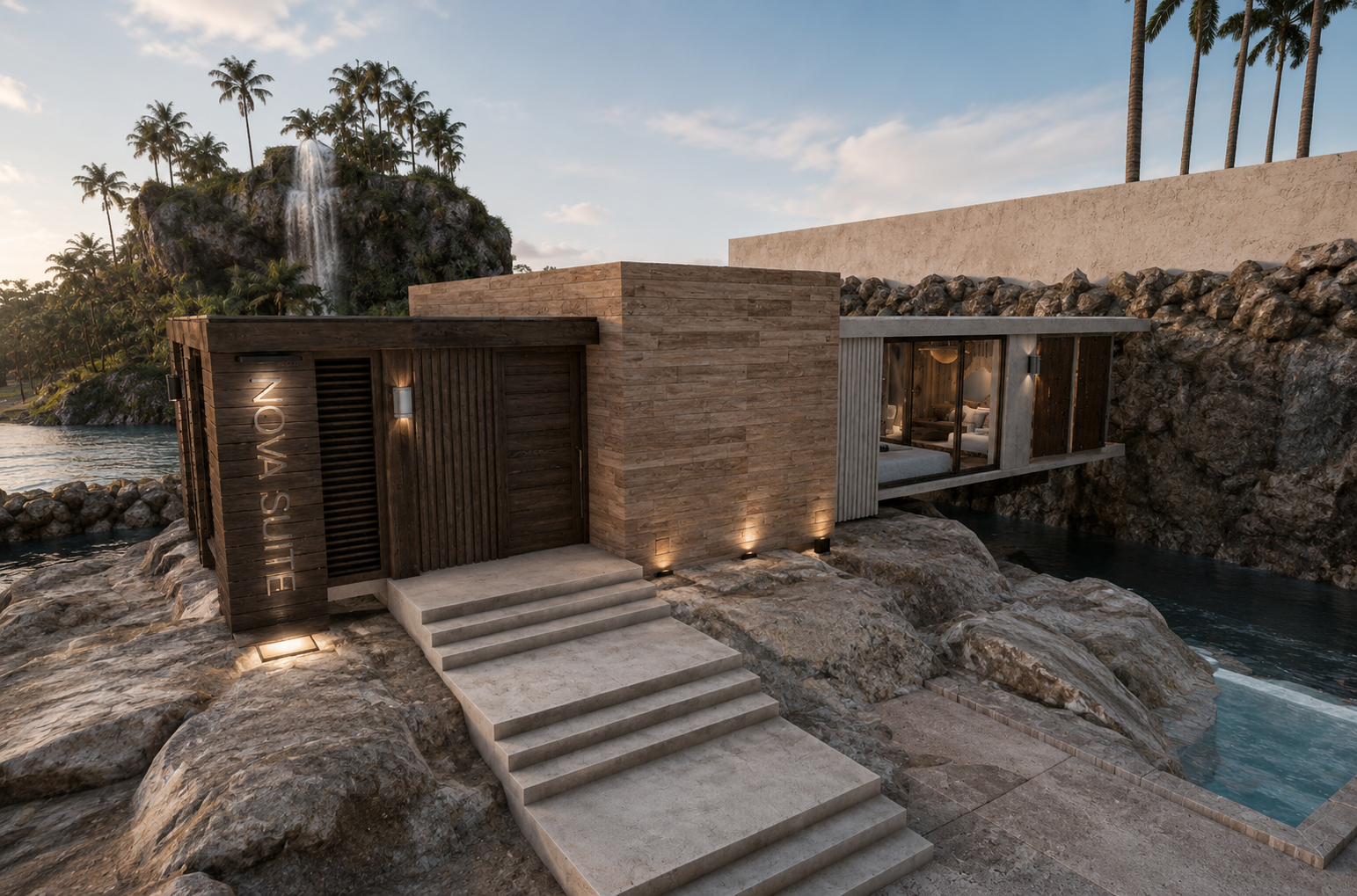 The Nova Suite villa and grounds